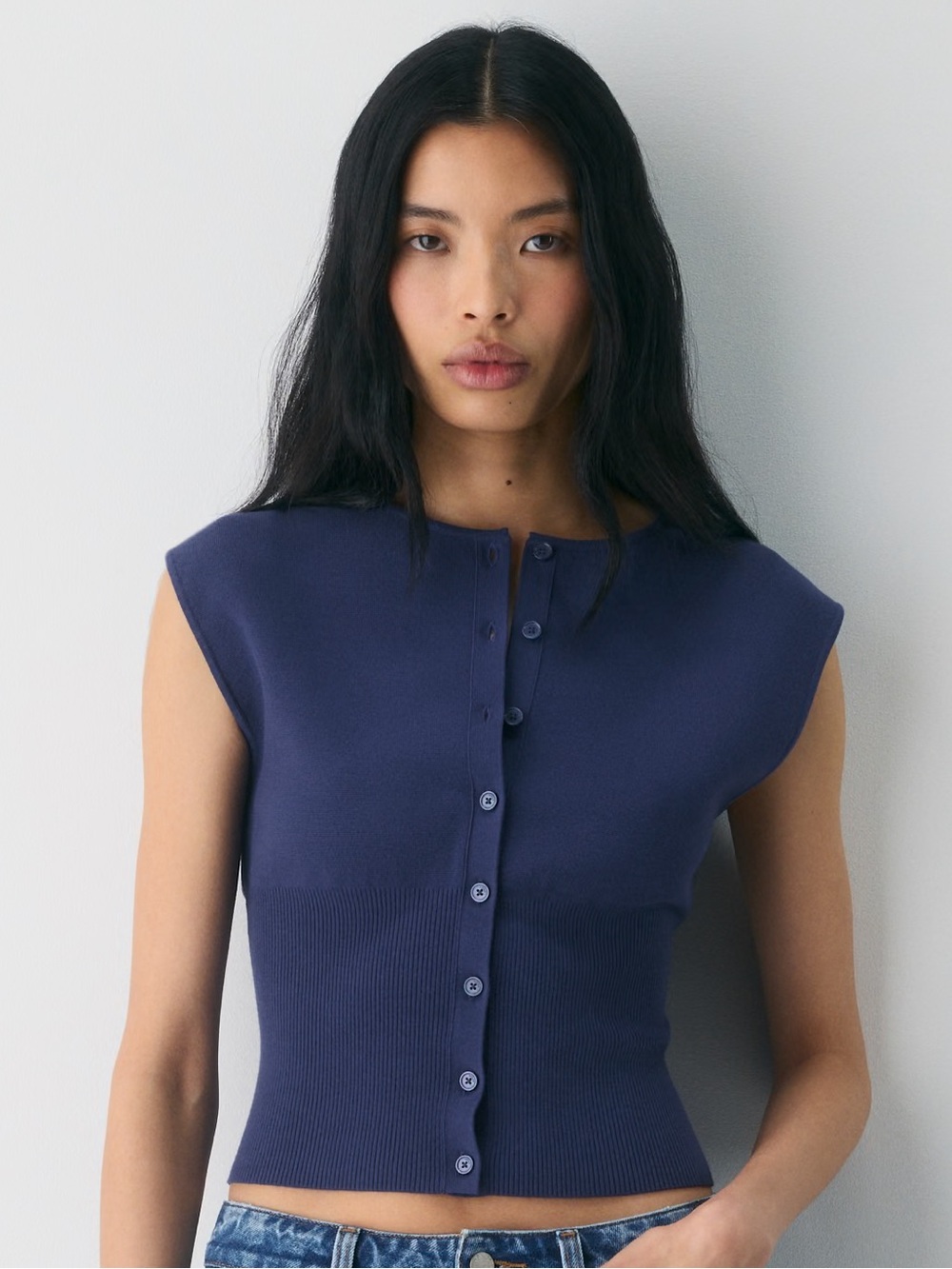 Wilfred Golightly Sleeveless Cardigan